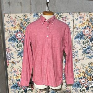 LOT of 5 Brooks Brothers RED FLEECE dress shirts L